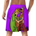 thumbnail image 2 of Scooby Doo Shaggy Men's Pajama Pants Sleepwear Lounge Shorts Bottoms Summer Daily Cozy Soft Ice Silk Pajama Shorts Lightweight Home Beach Shorts, 2 of 8