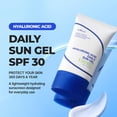 thumbnail image 2 of Protector solar ISNTREE, gel solar diario con ácido hialurónico SPF 30, 50 ml, 2 of 9