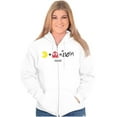 thumbnail image 4 of PACMAN and Blinky 80s Math Equation Zip Up Hoodie Men's Women's Brisco Brands L, 4 of 6