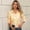 Yellow, variant on Striped Button Down Shirts for Women Dress Shirts Long Sleeve Casual Collared Office Work Shirt with Pocket