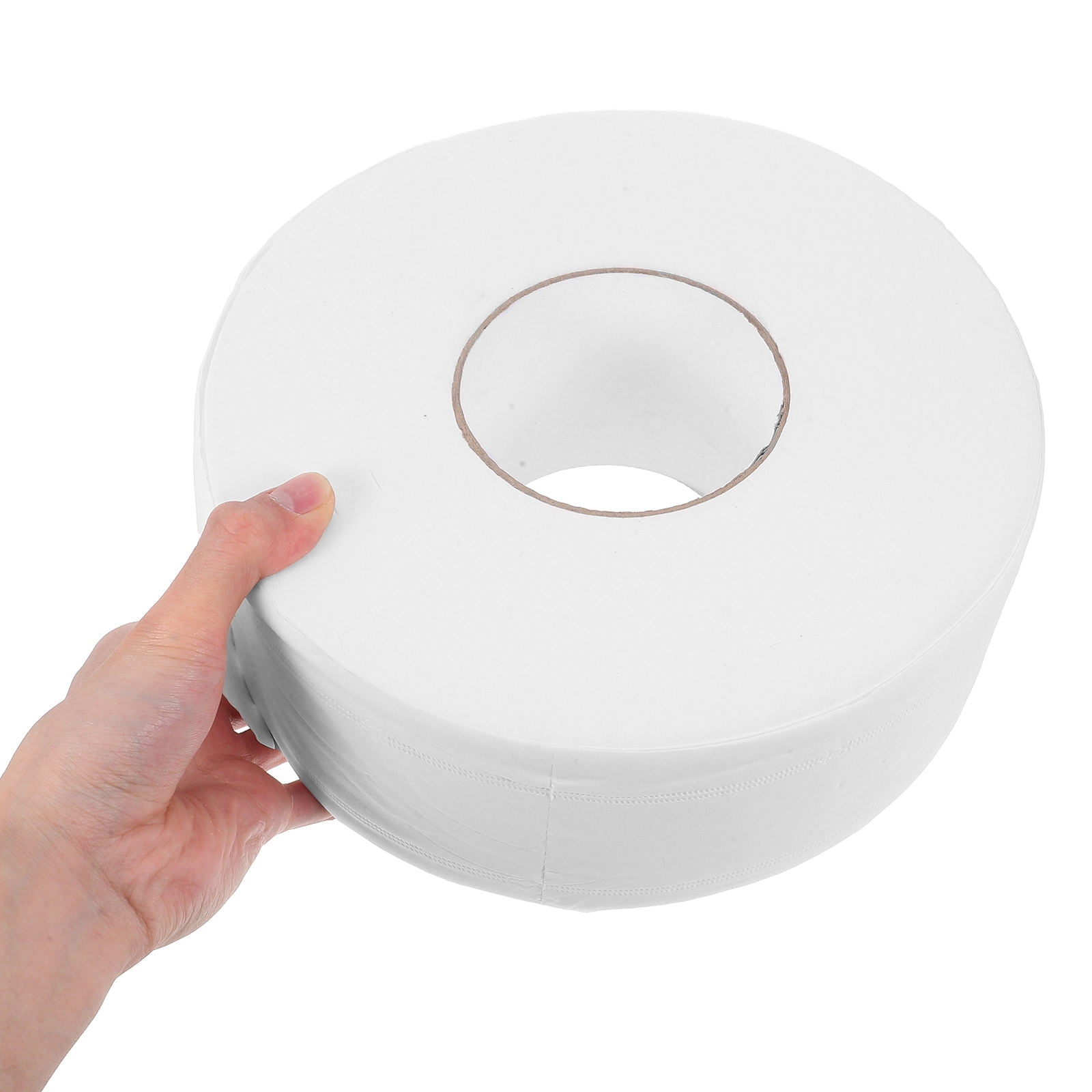 LEORX Commercial Toilet Roll White Paper All Ages Daily Use 1Pack 8.7x8.7x3.5in