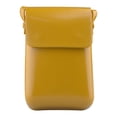 thumbnail image 1 of PU Mobile Phone Bag Exquisite Retro Strong Magnetic Buckle PU Mobile Phone Bag Messenger Coin Key PouchYellow, 1 of 1
