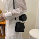 thumbnail image 5 of Sywqhk Mini Bolsos De Hombro Para Mujer, Bolso Cruzado De Piel De Cocodrilo (Negro) Sywqhk Para estrenar, 5 of 9