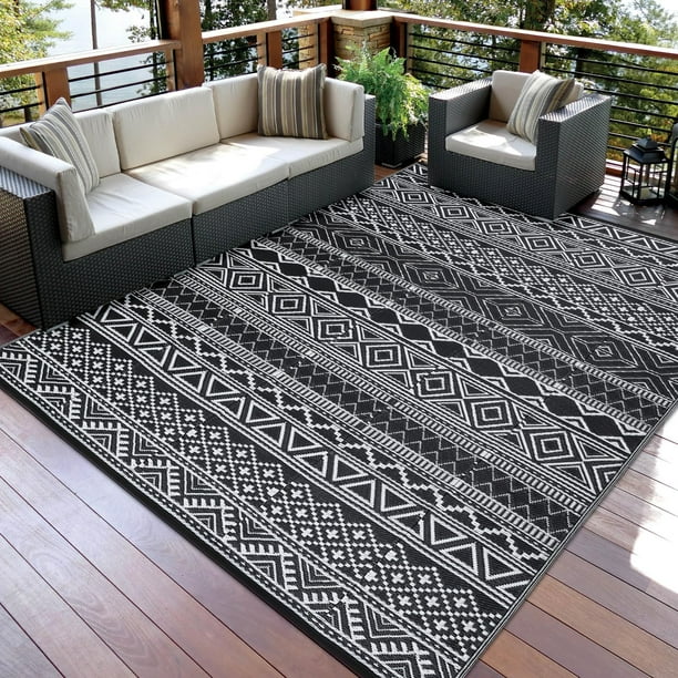 Alfombra GAOMON 152x244 cm para Exterior Reversible e Impermeable
