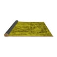 thumbnail image 2 of Ahgly Company Indoor Square Abstract Yellow Modern Area Rugs, 5' Square, 2 of 4