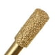 thumbnail image 3 of 5 Piezas Diamante Montado Punto 8mm Soldada Amoladora Cilíndrico Cabeza 6mm Vástago Esmerilado Giratorio Taladro Mármol Piedra Tallado Herramienta, 3 of 5