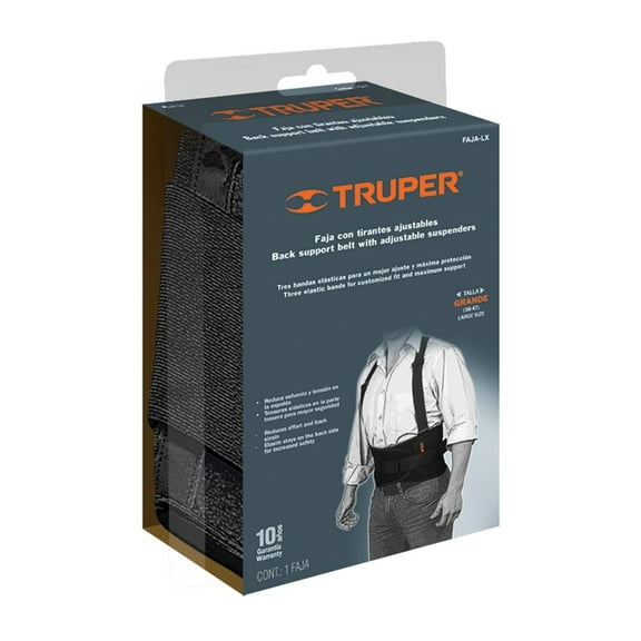 Faja Truper  con Tirantes Ajustables