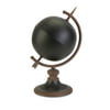 15" Decorative Black Chalkboard Finial Globe