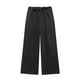 thumbnail image 4 of HH TRAF Otoño Pantalones de mezclilla para mujer Tendencia de moda Pantalones vaqueros rectos sueltos para mujer Pantalones largos de pierna ancha con cordón para mujer, 4 of 5
