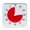 White/Red, variant on Time Timer 8 inch Visual Timer— 60 Minute Kids Desk Countdown Clock with Dry Erase Activity Card