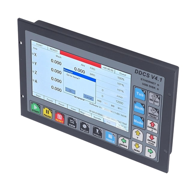 Controlador de movimiento CNC soporte de 3 ejes Configuración IO Entrada de 24 VCC Pantalla clara de control de movimiento CNC para equipos industriales Anggrek Otros