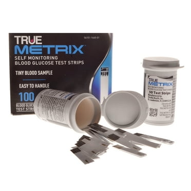 Trividia Health TRUE METRIX Self-Monitoring Blood Glucose Test Strips, 100 Count