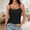 Black, variant on Women's Modal Spaghetti Strap Cropped Cami,Sleeveless Soft Solid Casual Layering Vest with Built in Bra Pads,Adjustable Shoulder Straps Plus Size Yoga Dance Workout Tank for Adult Grey M