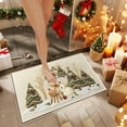 thumbnail image 6 of Christmas Decor Doormat Holiday Outdoor Front Door Rugs, Christmas Embroidered Bathroom Carpet Entrance Doormat, Elk & Rabbit Design Farmhouse Entryway Mat Rugs, Christmas Welcome Mat, 6 of 6