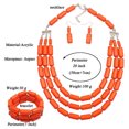 thumbnail image 4 of Femmes Multi-Couches Collier Perles de Mode Collier Choker avec Boucles d'Oreilles & Bracelet, 4 of 9