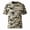 Q9-Khaki, variant on Men's Athletic T-Shirt Camouflage Short Sleeve Shirt Crew Neck Rapid Dry T-Shirts Moisture-Wicking Athletic Performance Cooling Fishing Lightweight Tees,Dark Gray L