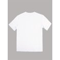 thumbnail image 2 of Camiseta con estampado de calavera de toro occidental para hombre, 100 % algodón, cuello redondo informal, manga corta, tejido de punto transpirable, corte regular, ideal para usar en cualquier tempor, 2 of 5