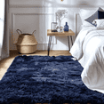 thumbnail image 4 of Blarity Area Rugs for Living Room, 8x10 Area Rugs for Bedroom, Soft Fluffy Rug with Anti-Skid Backing for Indoor Home Floor, Room Decor Carpet, Blue, 4 of 5