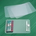 thumbnail image 7 of Clear Plastic Dining Placemats Table Mats for Kitchen Lot P6, 7 of 7