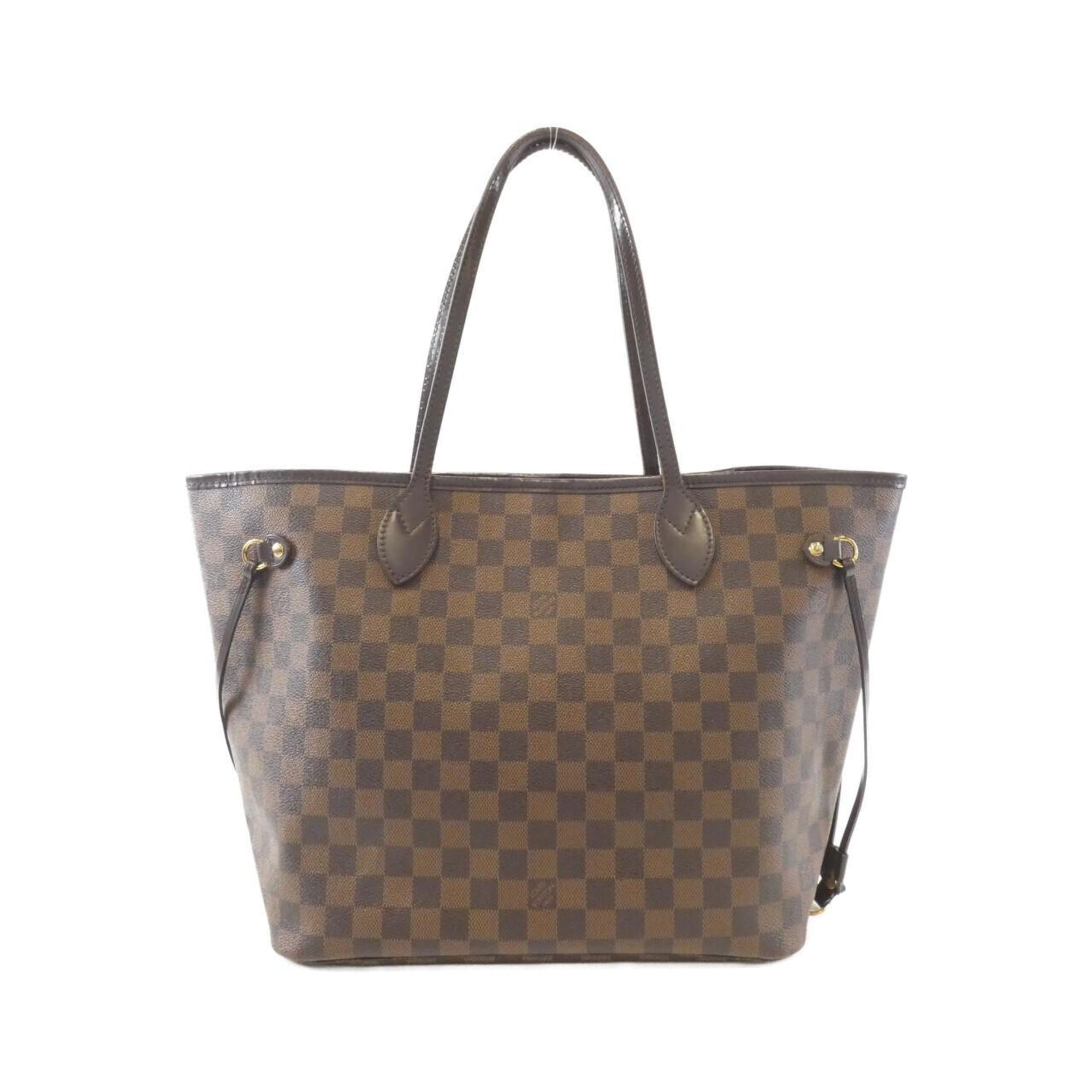 Pre-Owned Louis Vuitton Damier Neverfull MM N41358 Handbag (Good)