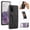 Black, variant on TOP SHE Case for Samsung Galaxy S20 Cell Phone (6.2 Inch) - Synthetic Leather Protective Case with Card Slot / Kickstand, Slim Fit Lightweight Simple Fashion Cover (Rosegold)