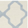 thumbnail image 5 of SAFAVIEH Cambridge Liam Geometric Wool Runner Rug, Ivory/Light Blue, 2'6" x 8', 5 of 7