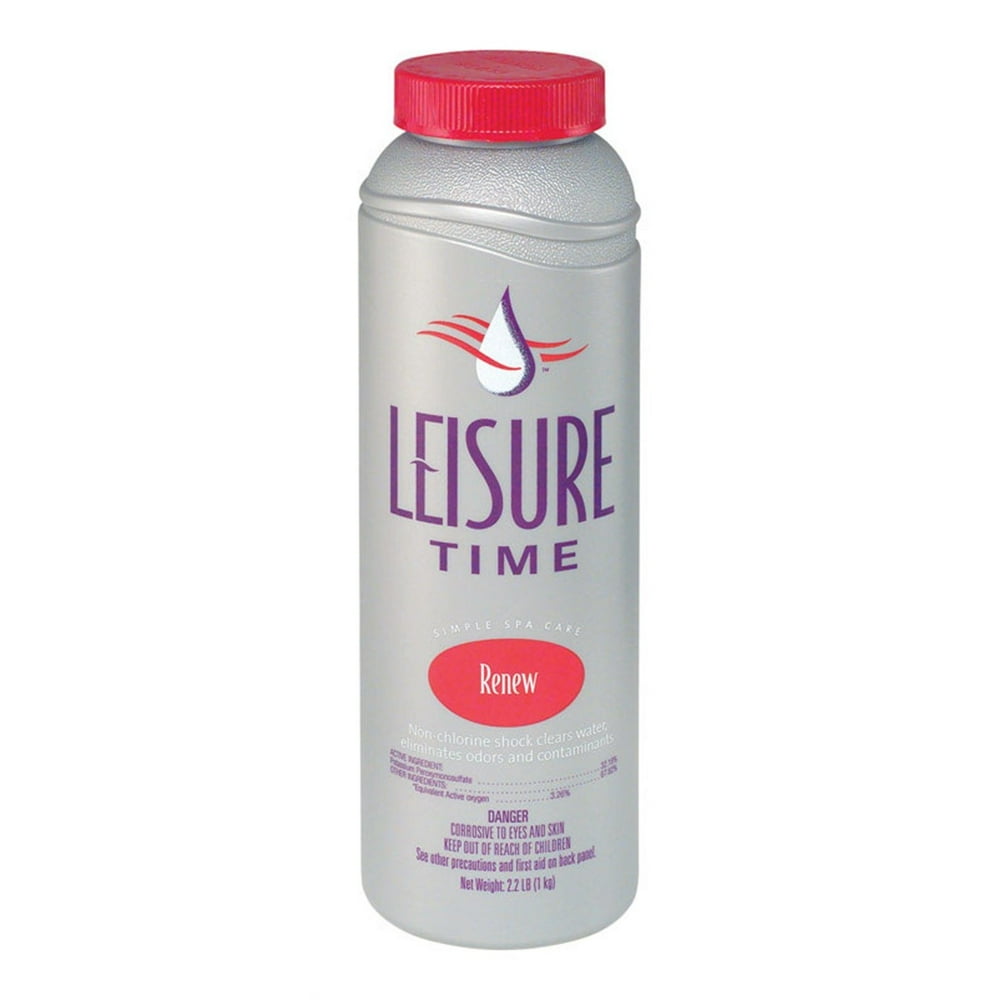 Leisure Time Renew NonChlorine Shock for Spas and Hot Tubs, 2.2Pounds