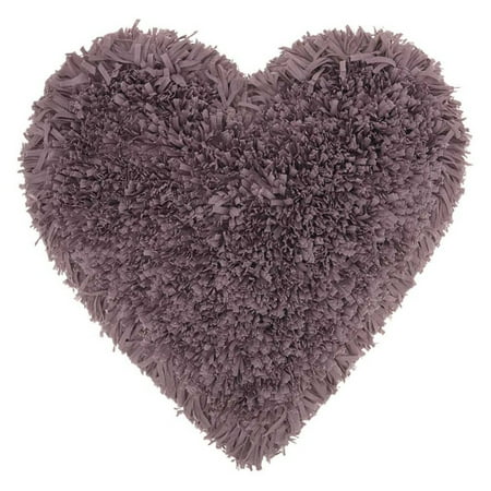 Nourison Frame Heart Shag Decorative Throw Pillow, 18