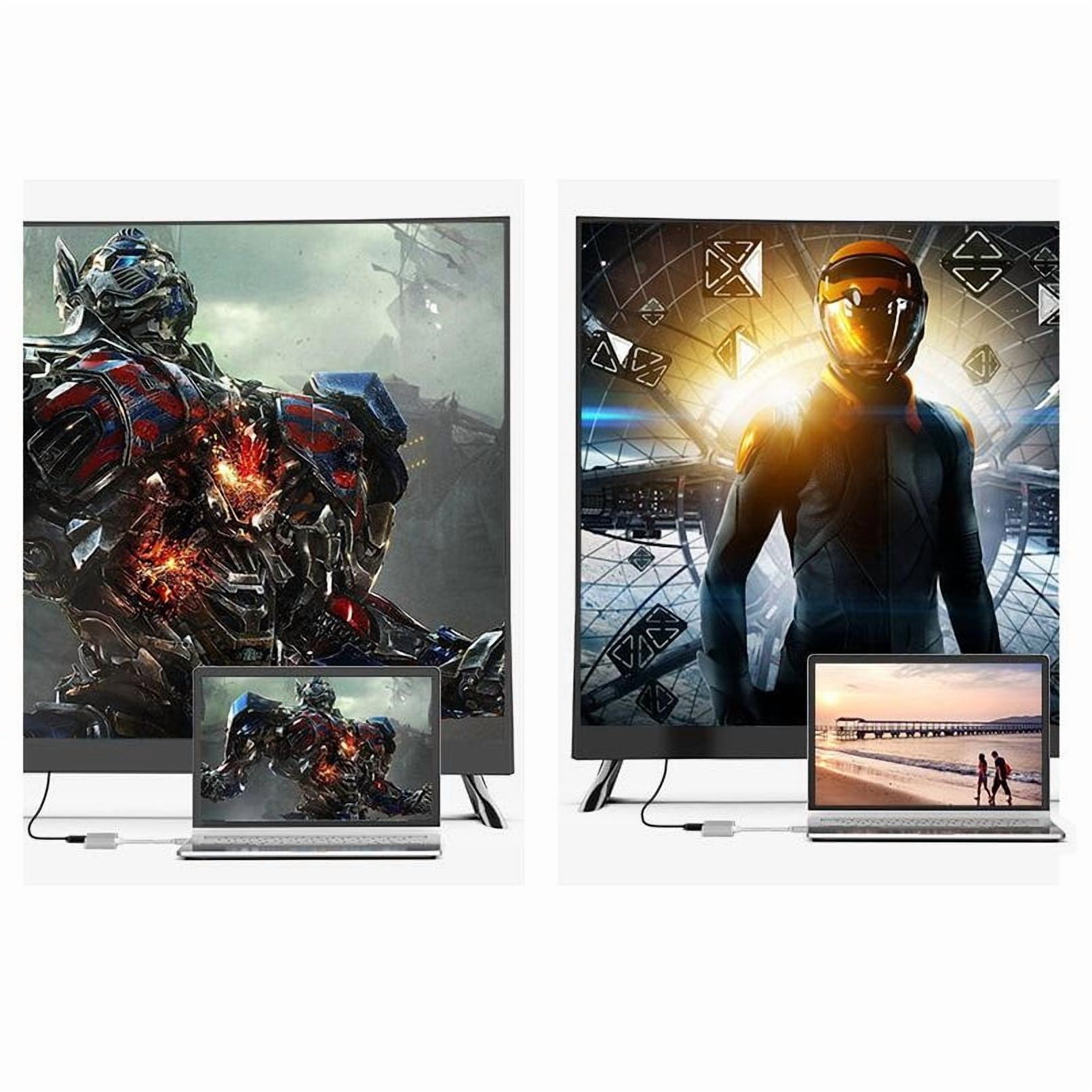 KOMI cross-border type-c To HDMI +VGA laptop extended projection screen display 4K video multi-port adapter, USB3.1type-c video cable, USB3.1 Type-c to HDMI mother +VGA mother frequency adapter