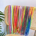 thumbnail image 5 of Nvzi 30 unidades de cuerdas de pelo de colores para trenzas, bandas de pelo de colores degradados, cintas para el pelo, lazos para el pelo con trenzas de arcoíris, accesorios para el cabello, C08, 5 of 5
