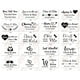 thumbnail image 4 of Pegatinas de boda personalizadas transparentes, etiquetas de burbujas, varita de burbujas, oro/blanco, no botellas, 100 unidades, 4 of 4