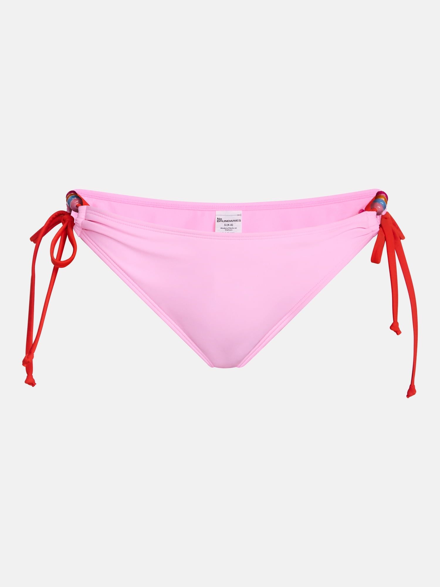 No Boundaries Sun Coast Side Tie Bikini Swim Bottoms, Women's XXS-XXL