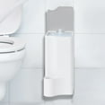 thumbnail image 5 of 2 Pack Toilet Bowl Brush Holder,Happon Holder for Clorox Toilet Wand,Compatible with Clorox Toilet Wand Holder only, White & Gray, 5 of 5