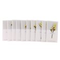 thumbnail image 3 of Las Tarjetas De Felicitación Secadas De 10pcs Agradecen Las Tarjetas Regalos De Navidad Myosotis Amarillo, 3 of 9