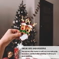 thumbnail image 2 of Adorno colgante de árbol de Navidad Papá Noel Navidad Arte Artesanía Juguete Decoración de ventana Decoración de fiesta, 2 piezas tholdsy HA008994-01, 2 of 6