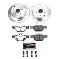 thumbnail image 3 of Power Stop Rear Z26 Street Warrior Carbon-Fiber Ceramic Brake Pad and Drilled and Slotted Rotor Kit K9014-26, 3 of 9