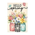 thumbnail image 2 of Cinvoph Easter Garden Flag Spring Egg Bunny Double Sided Farmhouse Patio Yard Flag Courtyard Holiday Outdoor Decor 12"x18", 2 of 6
