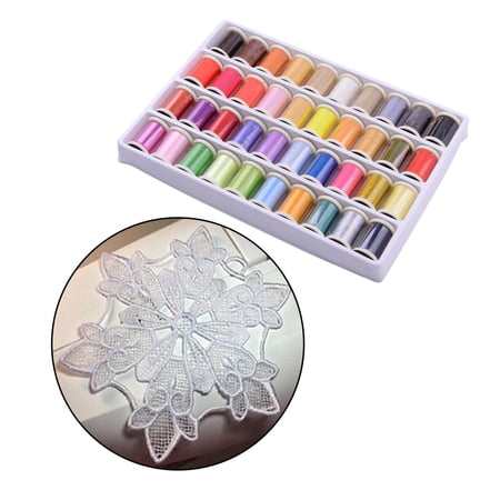 40 Spools 40 Spools 280Meters (306Yards) Polyester Embroidery Machine Thread for ...