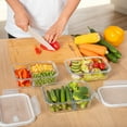 thumbnail image 2 of GPED Contenedor de Almacenamiento de Alimentos de Vidrio con Tapas, Paquete de 3 Contenedores de Preparación de Comidas de 34 oz con 2 Compartimentos, Contenedores Herméticos para Almuerzo, Caja Bent, 2 of 7