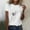 #1Beige, variant on Short Sleeve T Shirts for Women Summer Simple Printing Comfortable Round Neck Casual T-shirt Tops