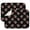 Cute Flo, variant on 2 Pack Minimalist Cactus Dish Mats Absorbent Countertop Protector, Heat Resistant & Compact (Kawaii Succulent)
