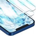 thumbnail image 3 of 3 Pack for iPhone 14 Pro Max Tempered Glass Screen Protector, Scratch Resistant, 9H Hardness, Case Friendly, Easy Install, 3 of 11