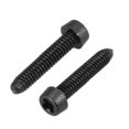 thumbnail image 1 of Tornillos de cabeza plana Phillips de plástico M2 x 10mm negros 100 PCS, 1 of 3