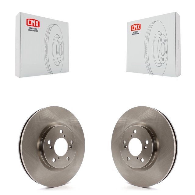 CMX Front Disc Brake Rotors Pair for Car 2006-2014 Honda Ridgeline K8-100400