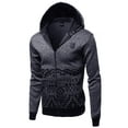 thumbnail image 1 of FashionOutfit Men's Fine Quality Plush Fleece Lined Zip up Hoodie Jacket, 1 of 3
