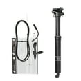 thumbnail image 3 of Riwcyla 30.9mm/31.6mm Mountain Bike Seatpost with Adjustable Height MTB Cable Controlled Hydraulic Seatpost Remote Internal Inner Cable Routing Seat Post, 3 of 6