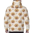 thumbnail image 7 of Lsque Labrador Retriever Dog Pattern Casual Men's Hoodie,Hooded Sweatshirt with Kangaroo Pocket,Pullover Hoodie-X-Large, 7 of 7