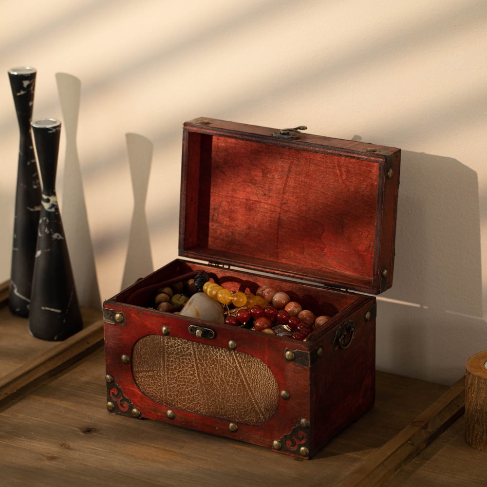 Antique wooden recipe card box