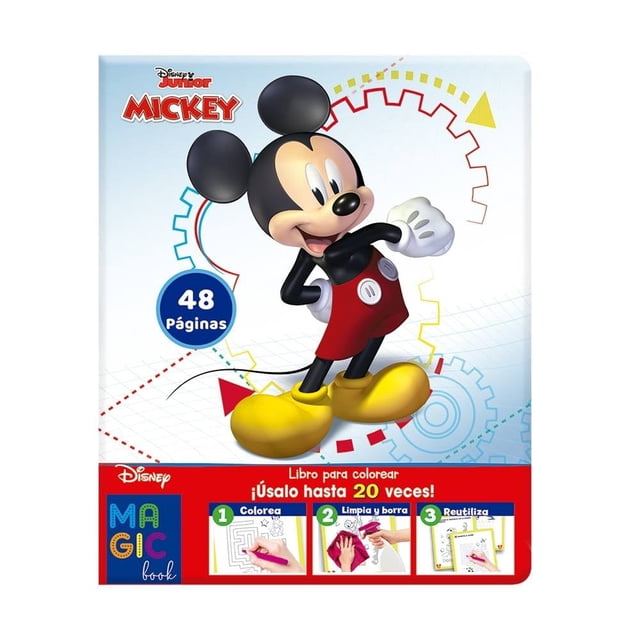 Libro de Actividades Magic Book para Colorear Mickey