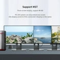 thumbnail image 3 of KSRplayer Monitor Triple de 3 Puertos DP KVM Switch con Accesorios Incluidos, 3 of 7